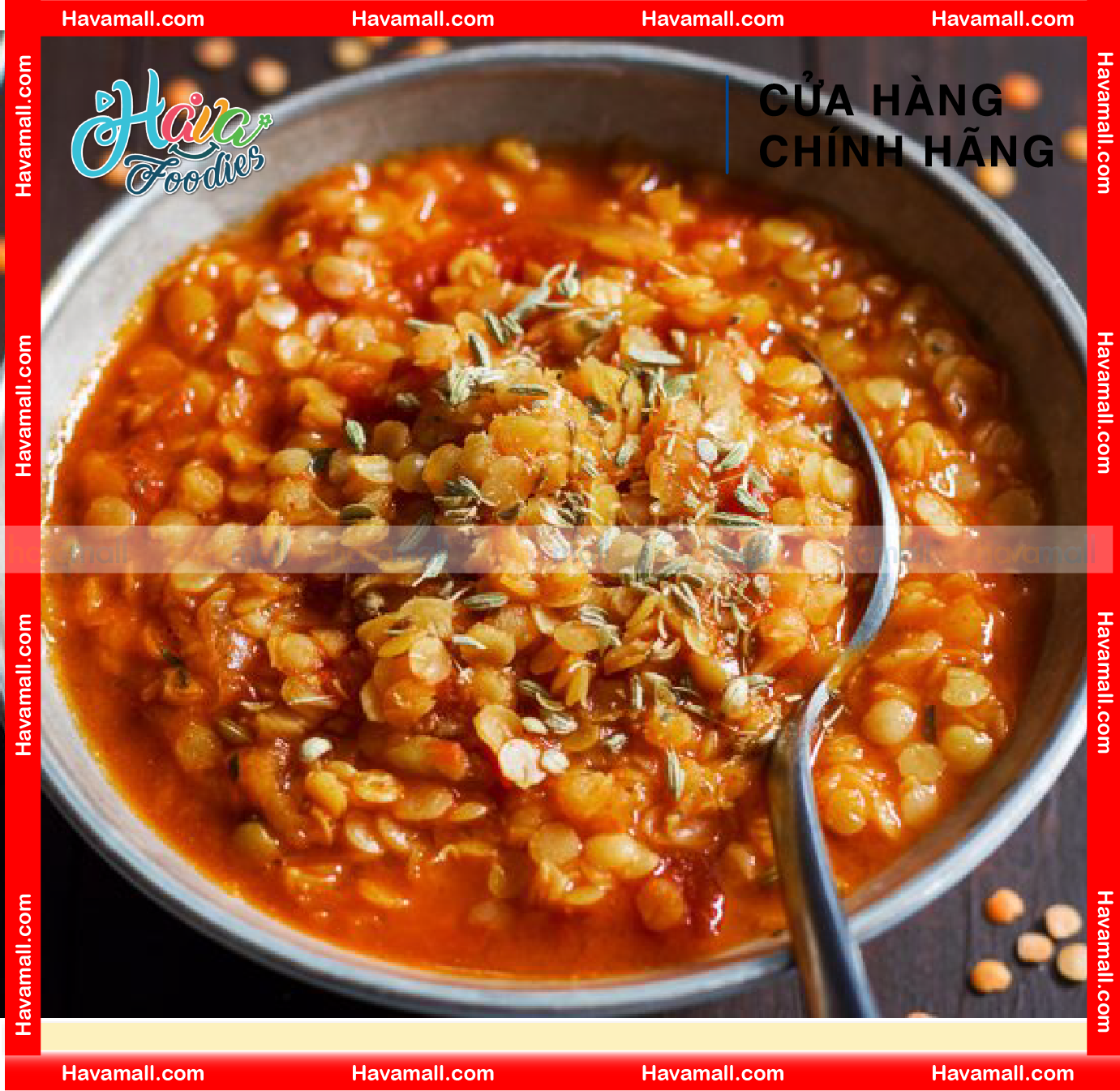 [HOÀN TIỀN MAX 10%]Đậu Lăng Đỏ Havafoodies – Red Lentils Pea