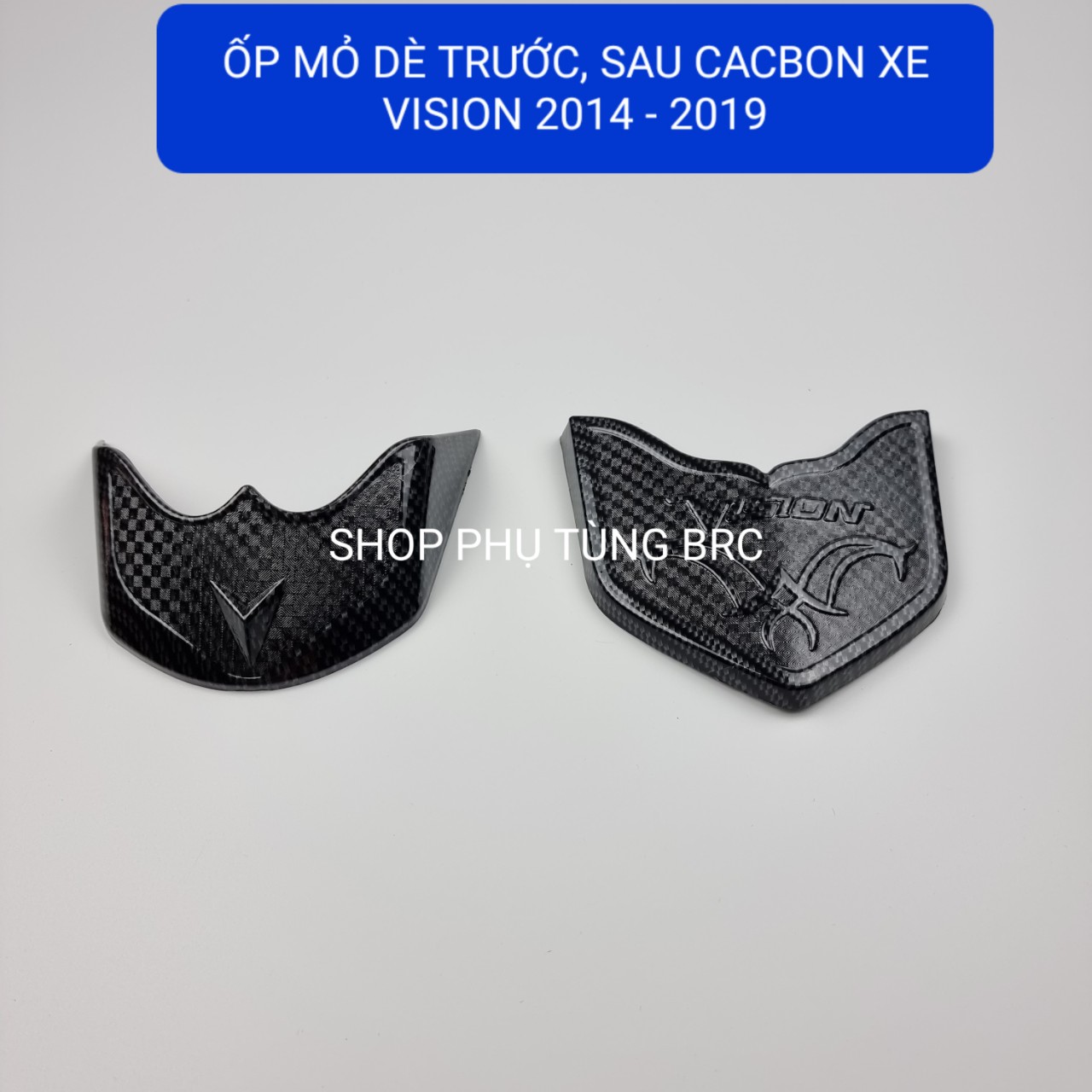 Combo 5 món ốp cacbon trang trí xe VISION 2014 - 2019 ( Shop uy tín, Hàng chất lượng, Giá tốt, Mua ngay)