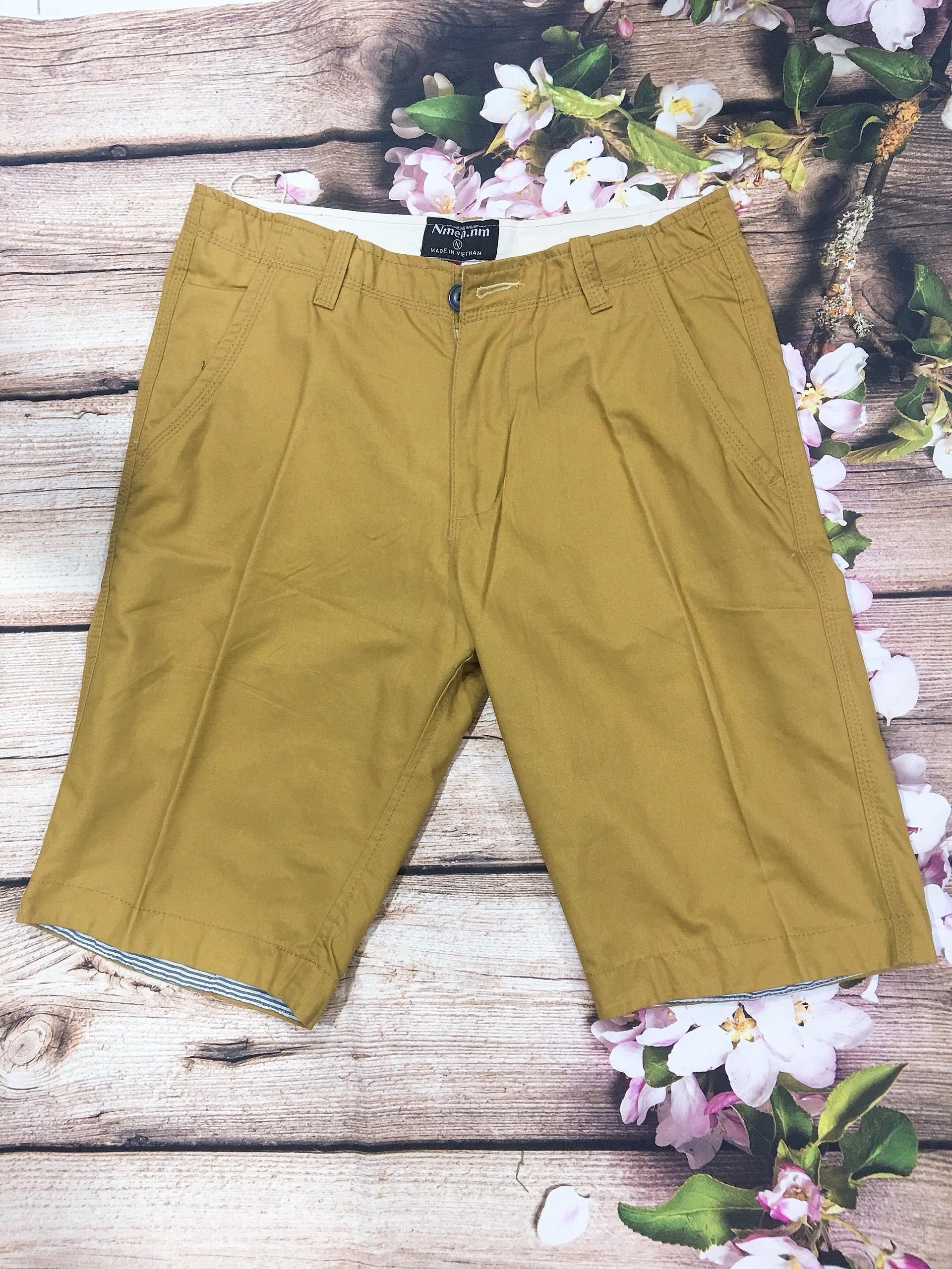 QUẦN SHORT KAKI NAM VẢI THÁI CAO CẤP