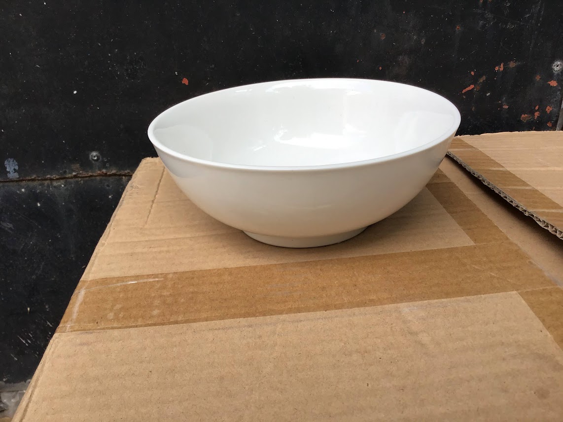 Tô sứ trắng cao cấp HC 7inch ngấn ( 17cm)
