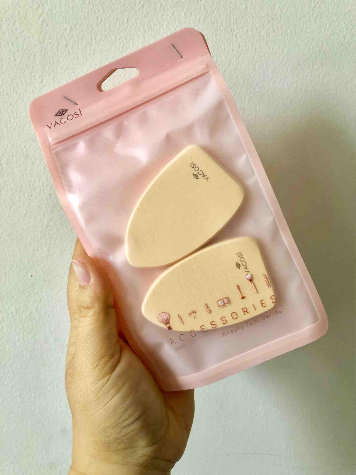 [HCM]BÔNG PHẤN ƯỚT OVAL DÀI VACOSI BP18