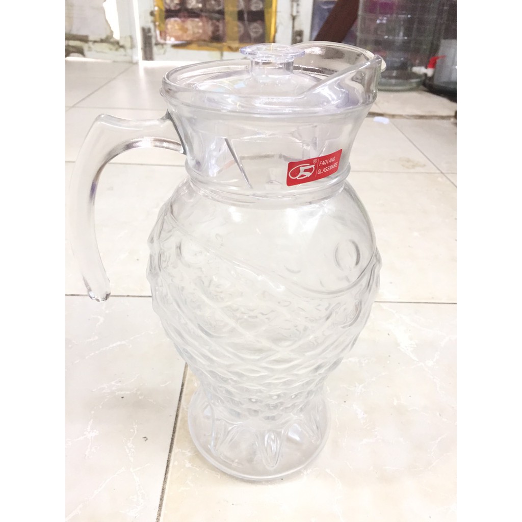 Ca thủy tinh 1.5 lít- bình thủy tinh 1,4l/ 1,5l/1,7l đa dạng mẫu mã