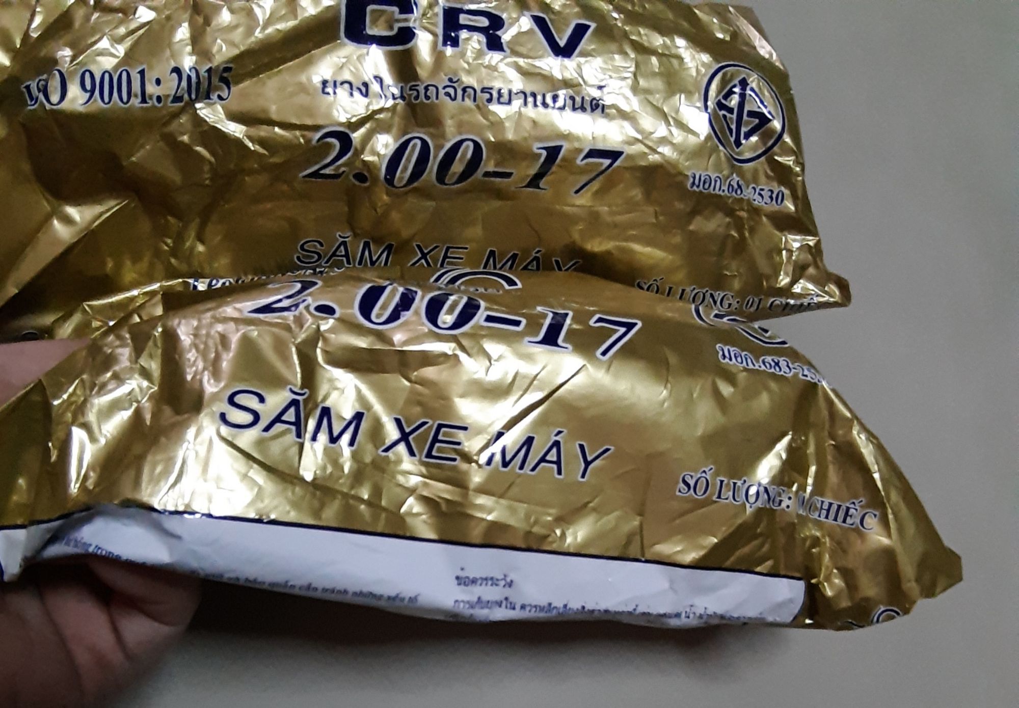 ruột xe máy CRV 2.00 -17 ( 2 cái ruột nha ae )