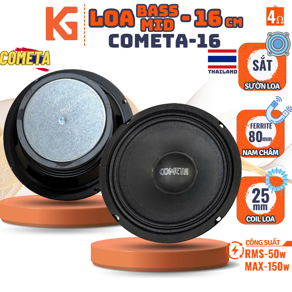 Loa Bass - Mid 16cm Cometa CT-6519 - ThaiLand