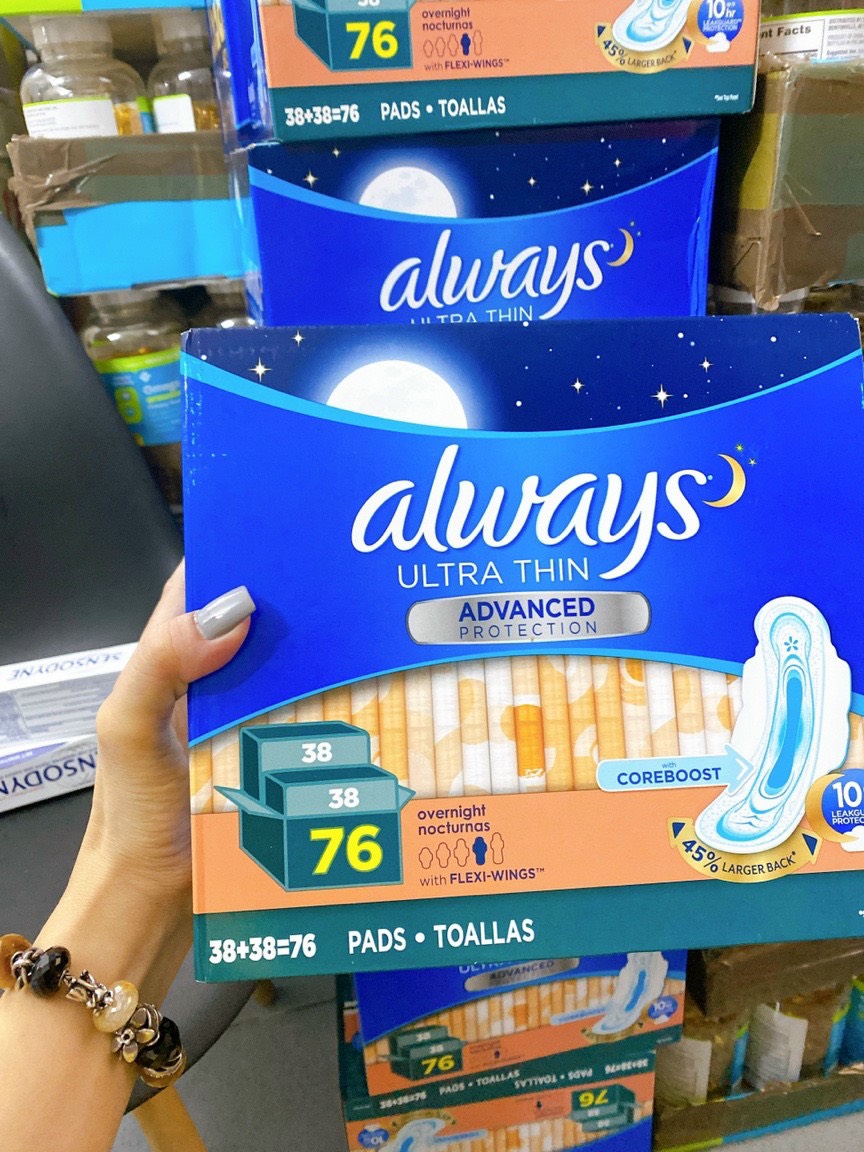 Băng vệ sinh Always ultra thin 76-88 miếng