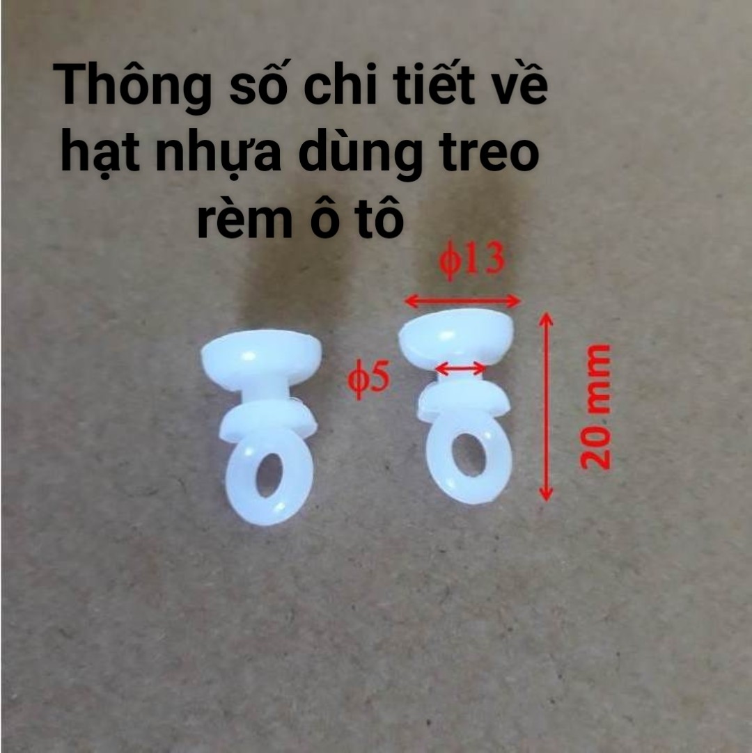 Hạt Và Móc Treo Rèm Ô Tô
