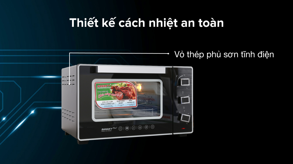 Lò nướng Sanaky VH3599S2D 35 lít