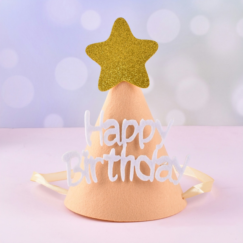 Cute Korean style 3D birthday hat suitable for all ages-Hause