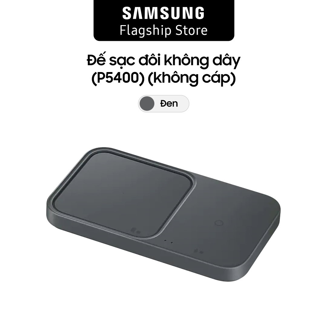 Đế sạc đôi không dây (P5400) (không cáp)