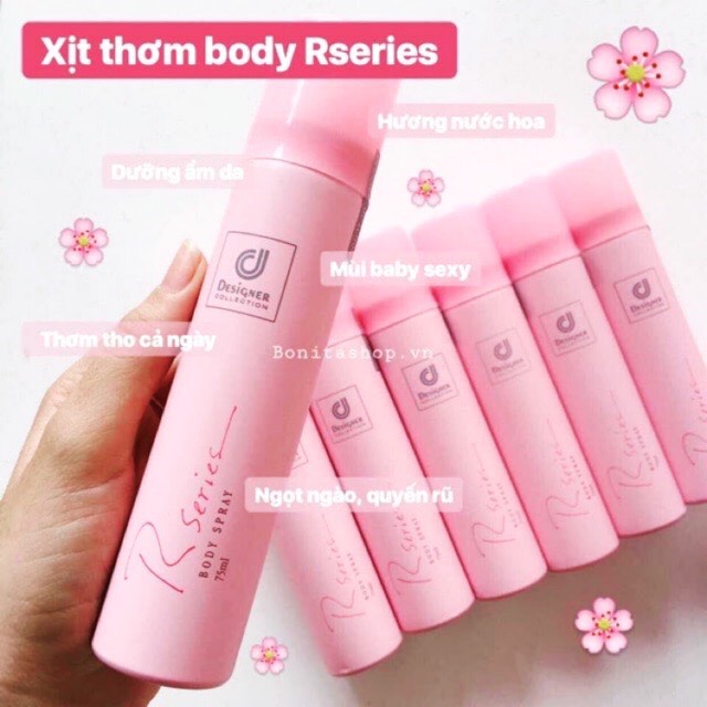 [Hcm][ Sale 50 - ] Xịt Thơm Body Rseries 70Ml Lưu Hương Cả Ngày - Abcd Shop