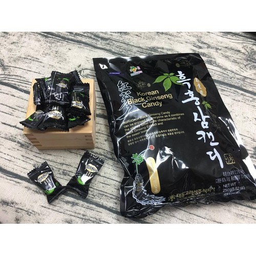 [DATE 2025] Kẹo hắc sâm hàn quốc Daedong 250g- Thượng Hạn