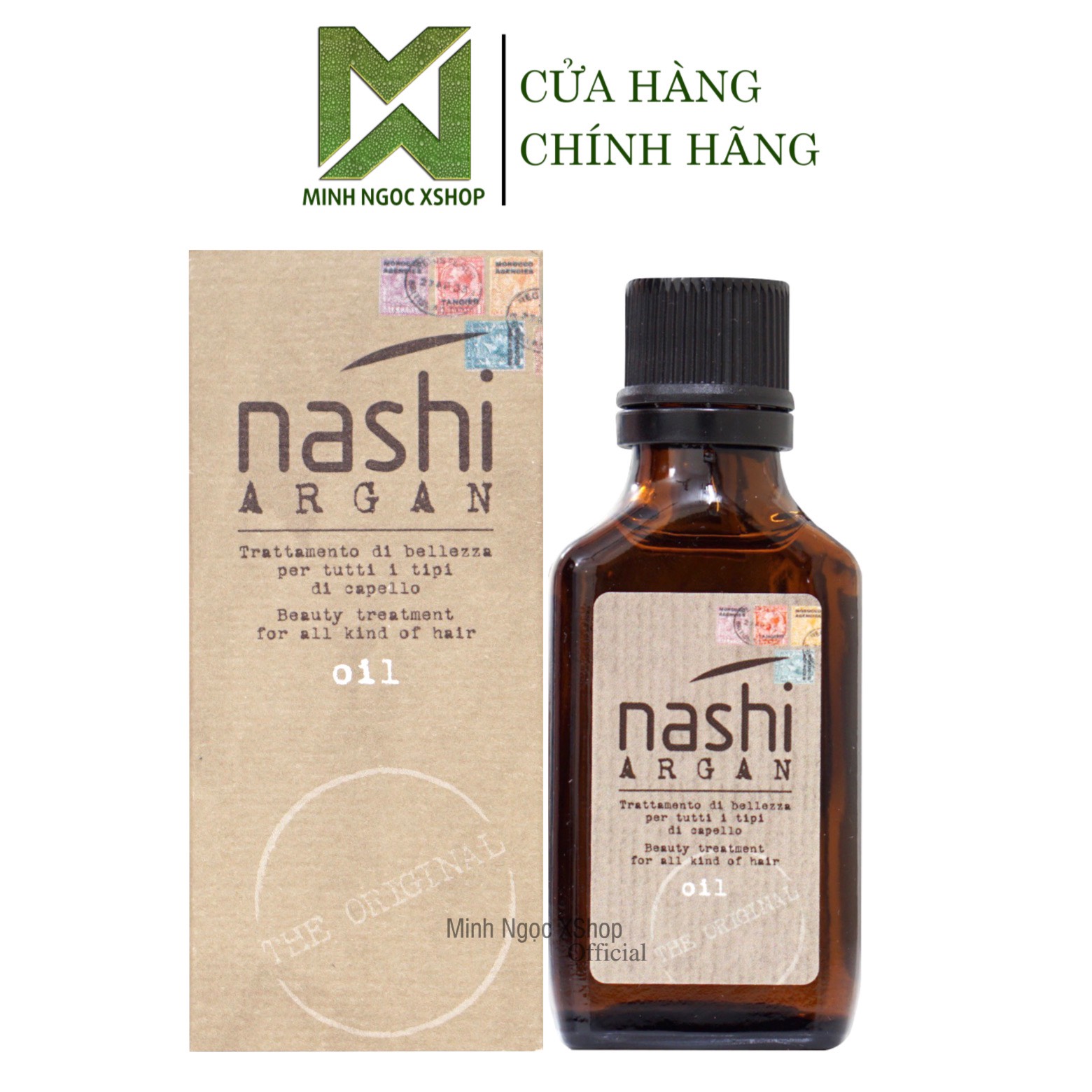 Tinh dầu dưỡng tóc Nashi Argan Oil 30ML chính hãng