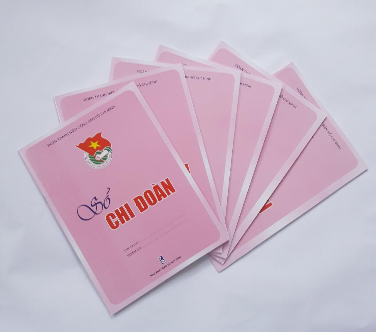 Combo 50 quyển sổ chi đoàn mẫu mới ( màu hồng)