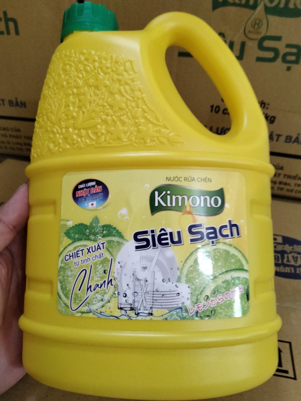[HCM] Nước Rửa Chén Bát KIMONO Công Nghệ Nhật Bản 1500ml