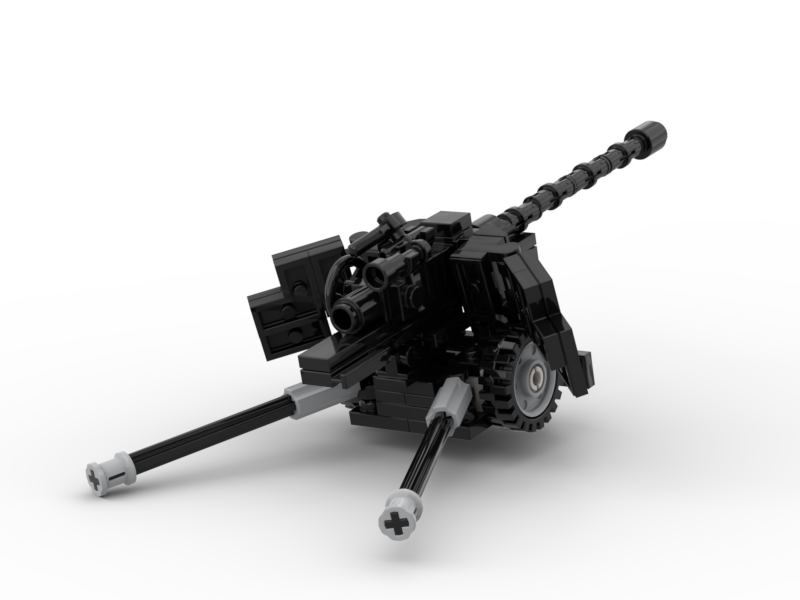 Đồ chơi lắp ráp Lego Moc Pháo Army Pak40-001