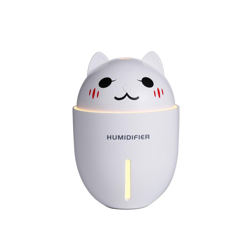 Bảng giá Phun sương tạo độ ẩm xông tinh dầu hình mèo (Tích hợp đèn LED và quạt mini)
