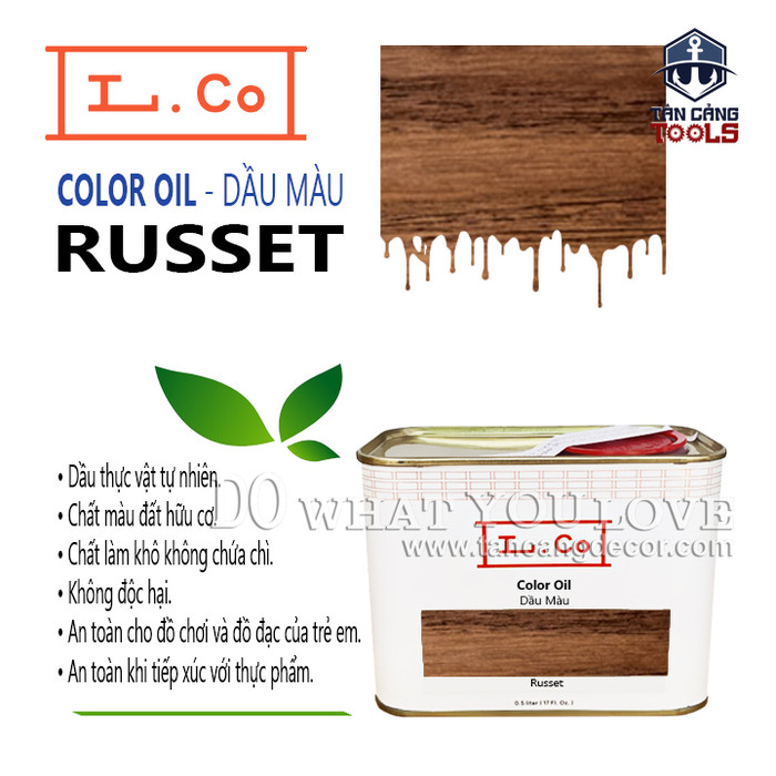 L.co dầu màu – màu russet colru