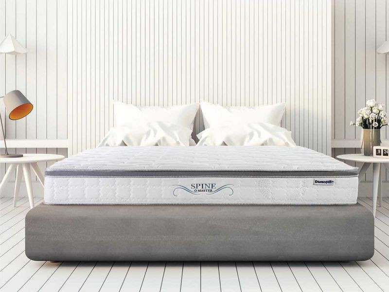 Nệm lò xo túi liên kết Dunlopillo Spine O Master , công nghệ hiện đại, sang trọng.- độ cao 26cm.