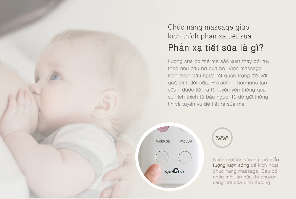 [Mới 100%] Máy hút sữa chính hãng Spectra 9S hút đôi (dùng điện và pin AA)