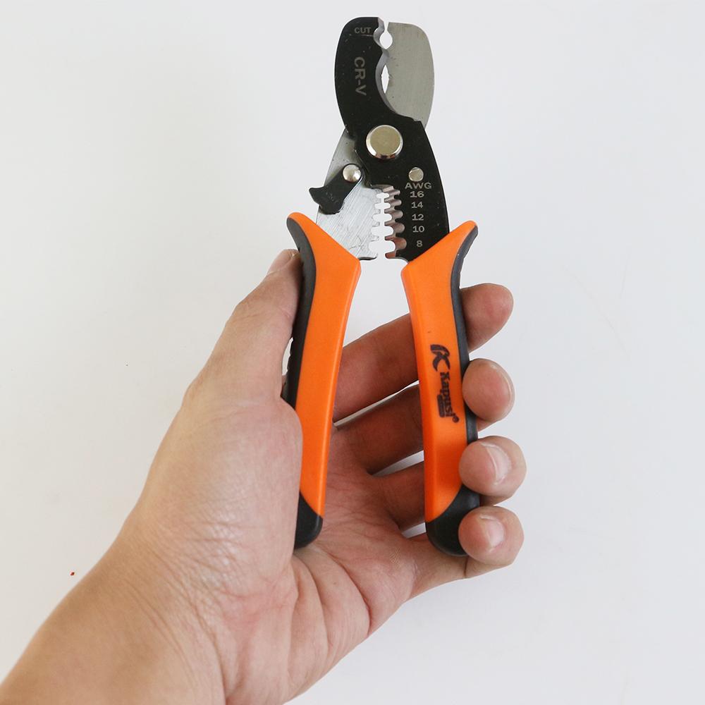 Kìm cắt cáp tuốt dây Kapusi
