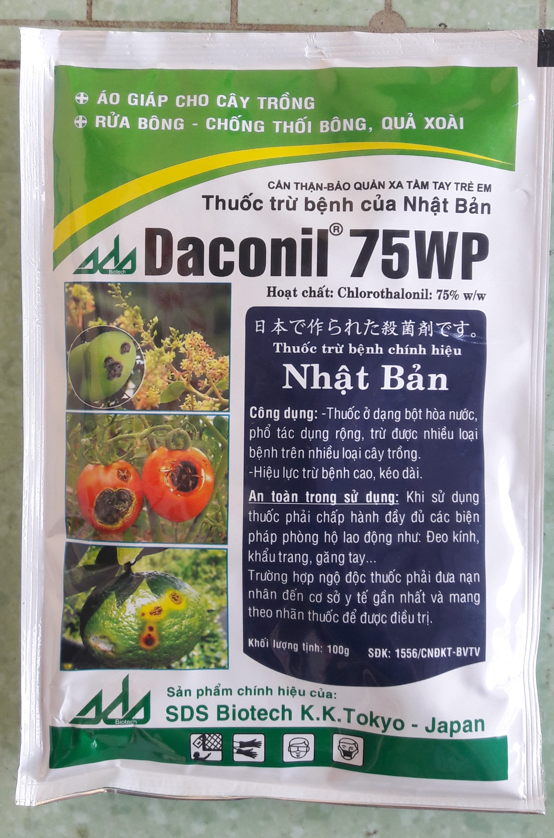 Thuốc trừ bệnh Daconil 75WP 100g