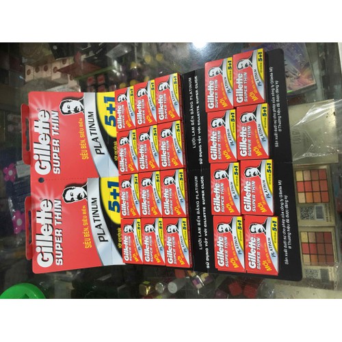 Lưỡi lam gillette - hộp 100 lưỡi