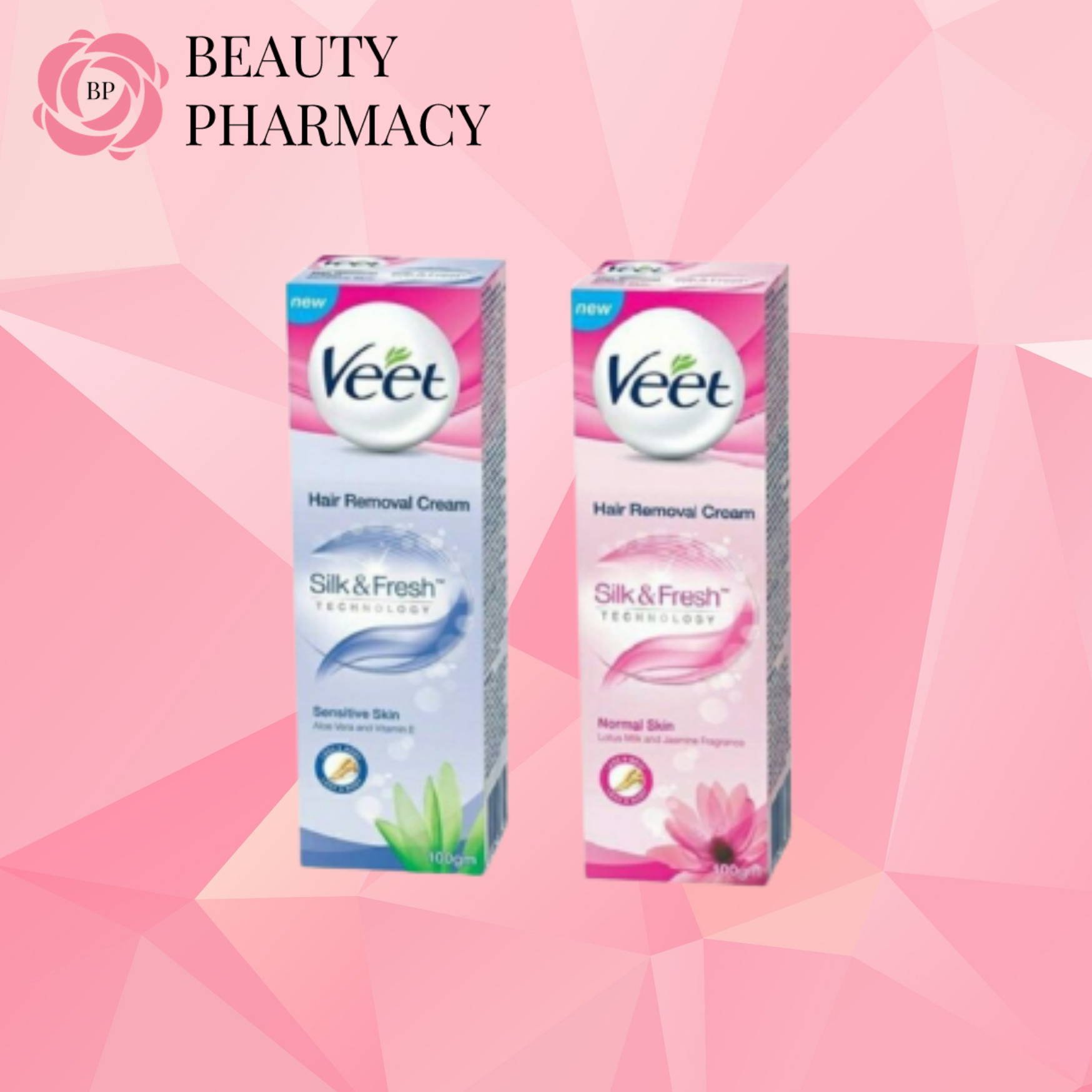 Kem tẩy lông Veet Silk & Fresh 100ml