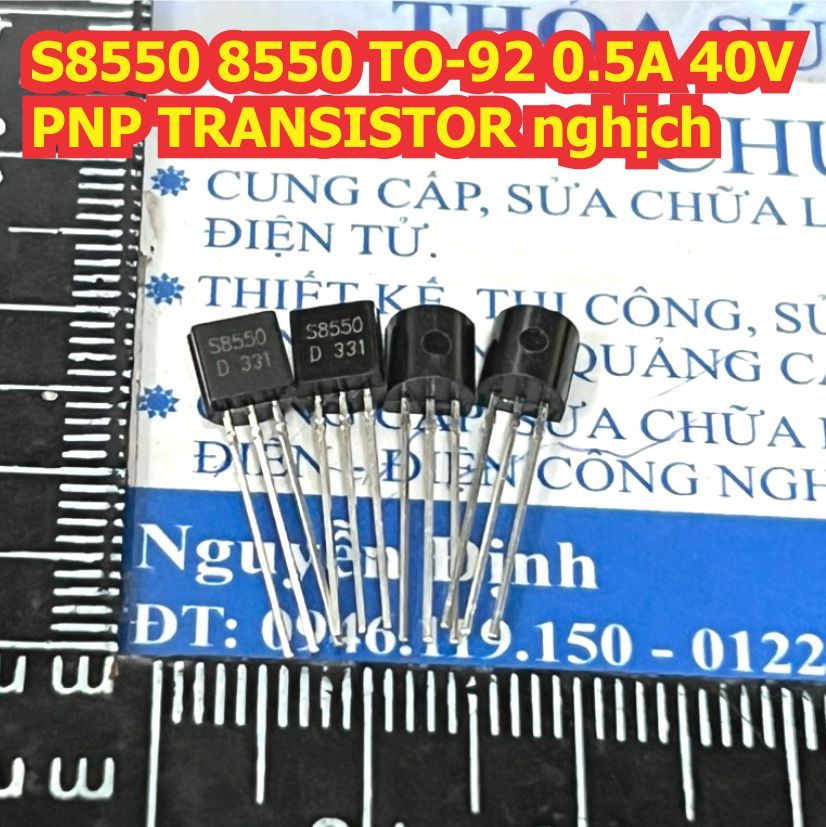 50 con s8550 8550 to-92 0.5a 40v pnp transistor nghịch kde1554
