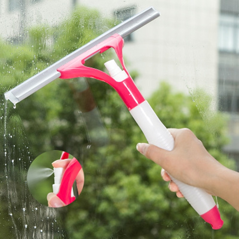 Cây lau kính tiện dụng có bình xịt thông minh