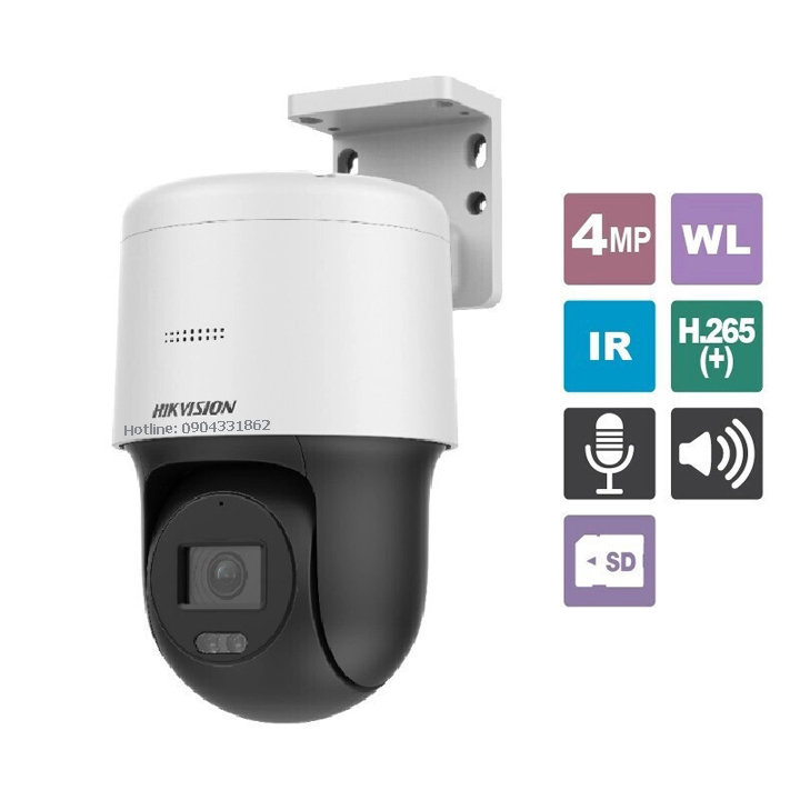 Hikvision 2MP/4MP 2-way talk (pan/tilt/zoom) Speed Dome IP camera