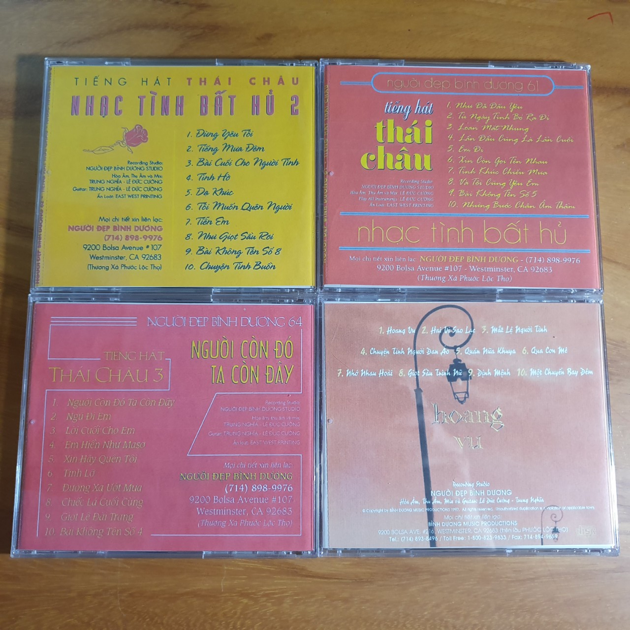 [MDCD] Bộ 4 Đĩa CD Thái Châu Chọn Lọc