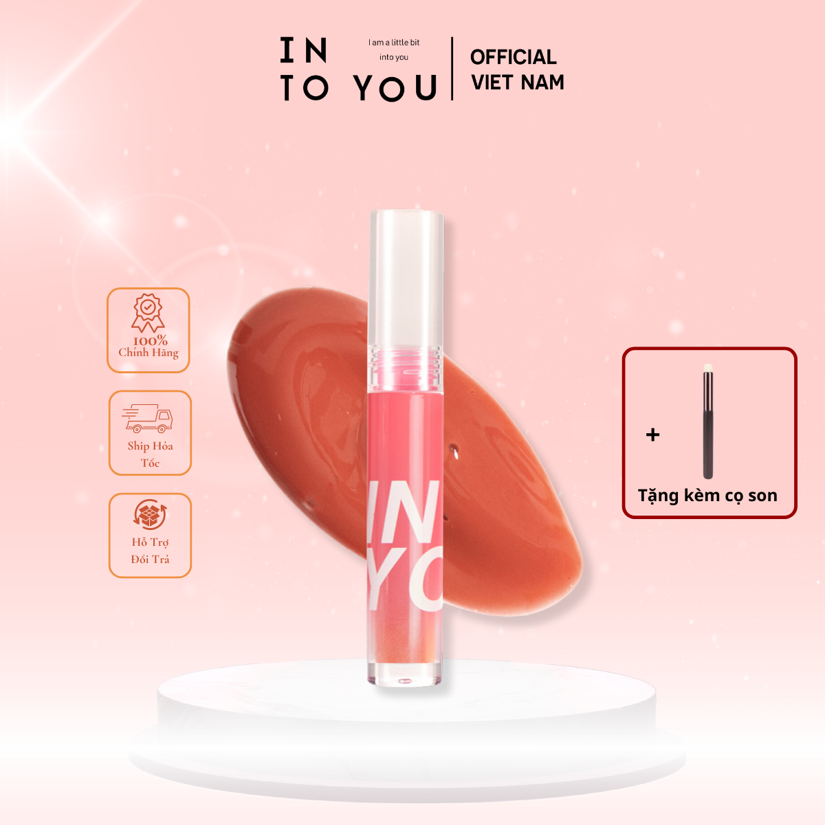[ INTO YOU ] Son Kem Bóng Siêu Lì Watery Lip Matt 2.6g