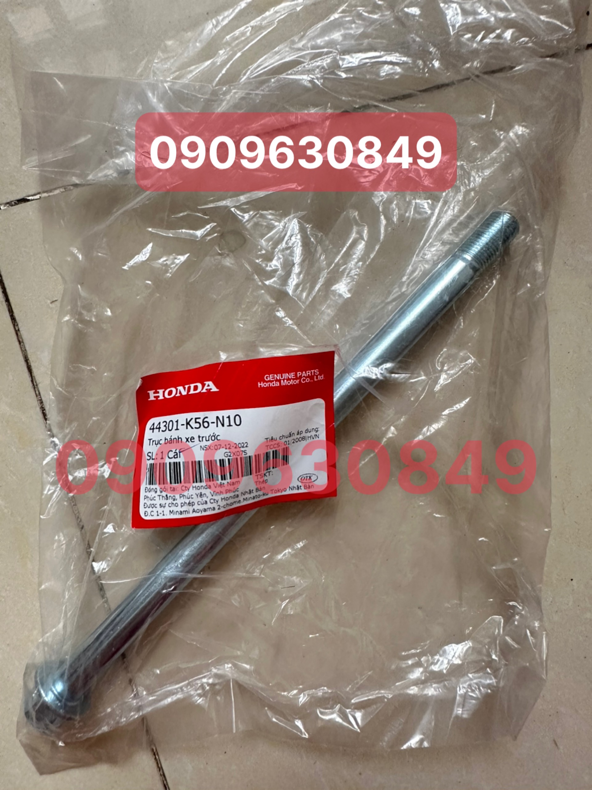 CỐT BÁNH TRƯỚC WINNER V1 ĐỜI 2016-2018 ZIN HÃNG HONDA