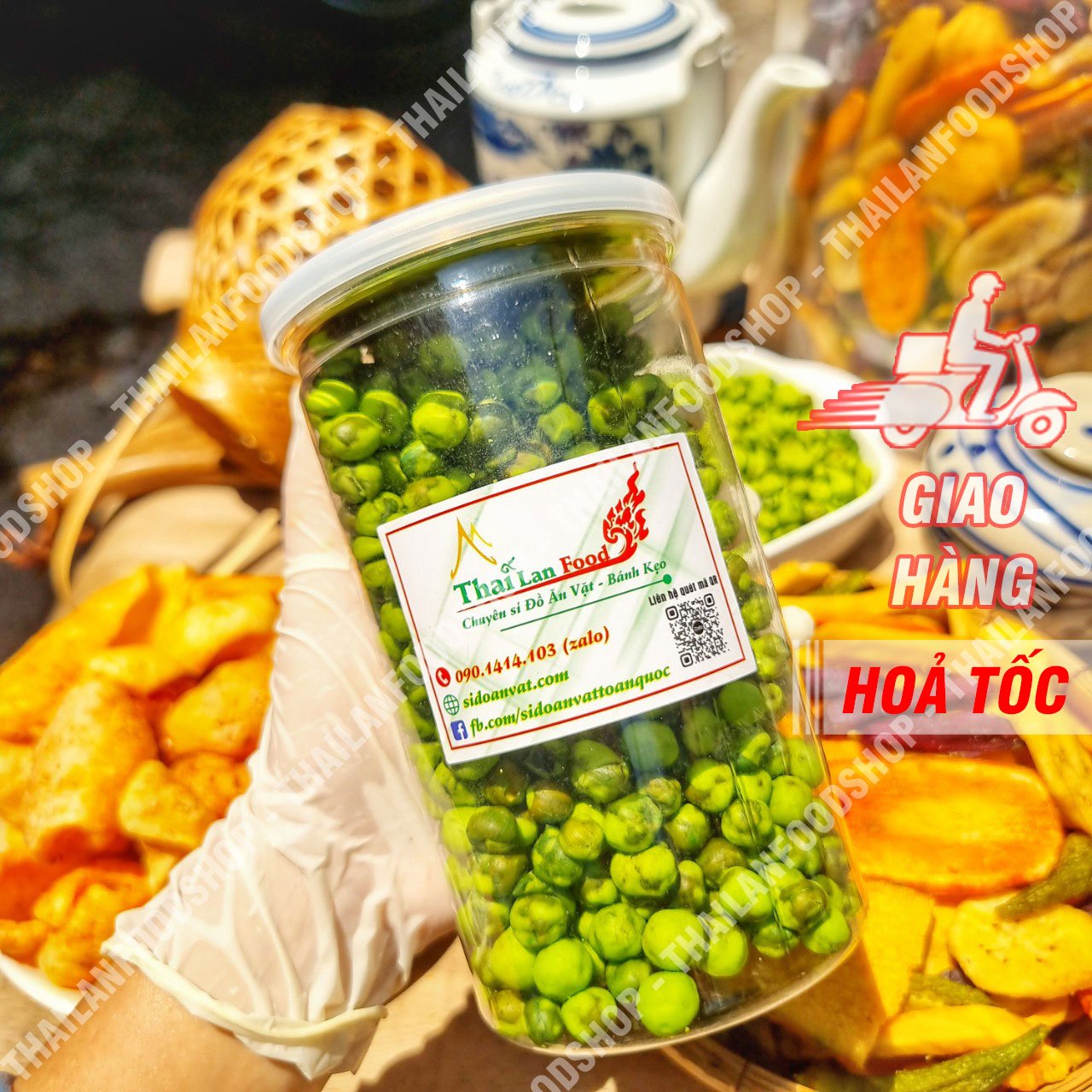 Đậu Hà Lan Wasabi - Lon 300gr