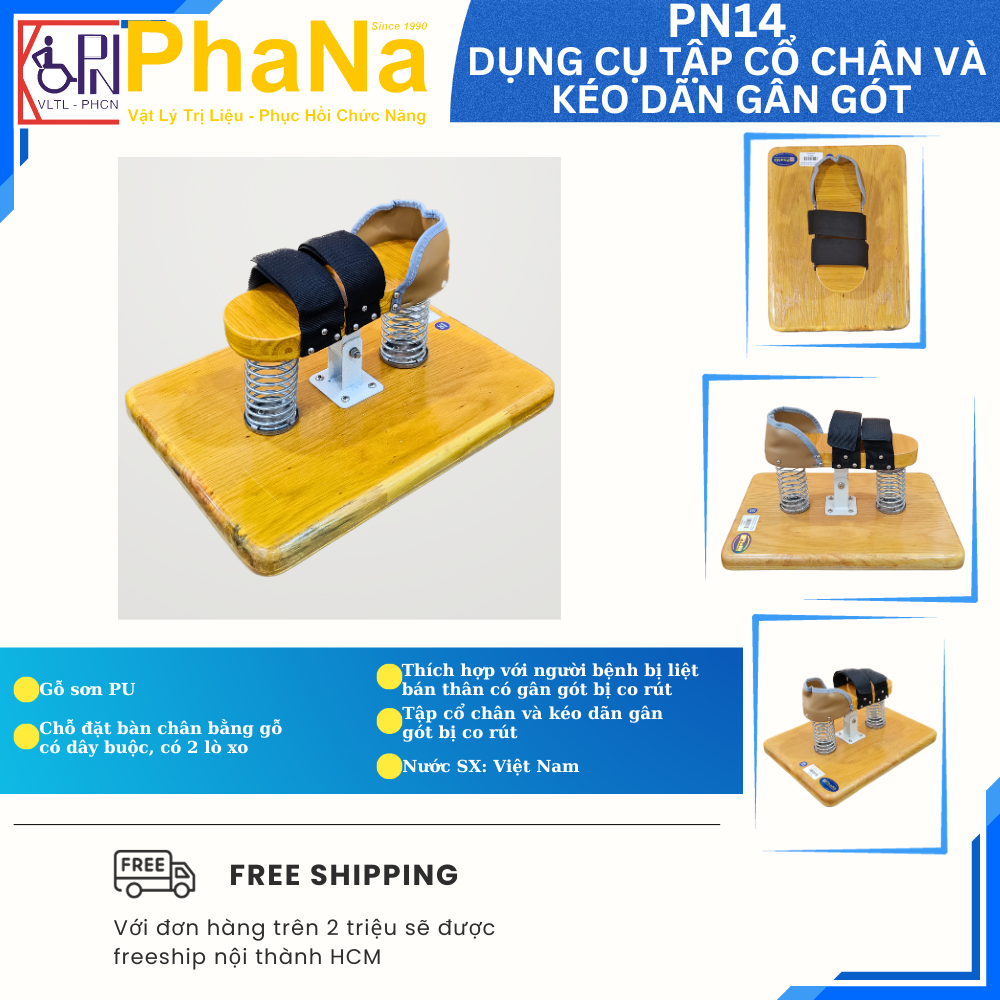 [HCM]Dụng cụ tập cổ chân và kéo dãn gân gót - PN14