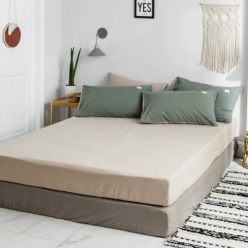 Bộ chăn ga gối Cotton Tici Lidaco 4 món Basic