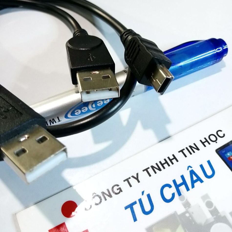 Cáp mini usb: 2 đầu usb ra mini usb / cáp dài 60cm