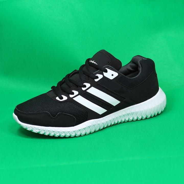 Giày nam - giày sneaker nam nữ size 35 đến 44 (đen sọc trắng 01)