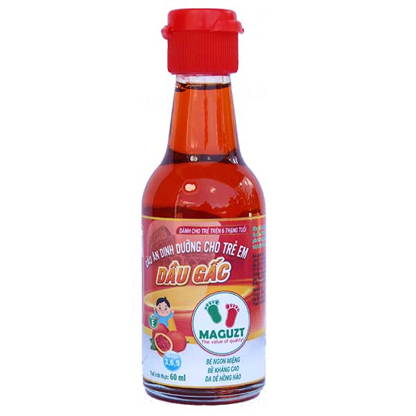 Dầu Gấc Ăn Dặm Cho Bé Maguzt