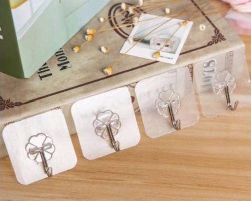 [HCM]Móc dán tường trong suốt chịu lực