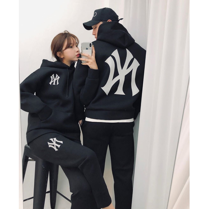 Áo hoodie - áo nỉ - áo hoodie nam - áo hoodie nữ - áo khoác hoodie nam nữ in chữ n.y to 2 size l và xl tp.a3a14