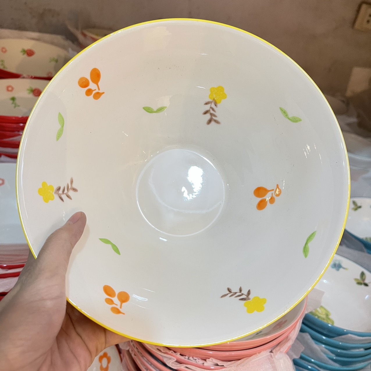 Bát sứ 🍓tứ cảnh🍓 chén sứ dùng ăn cơm đựng thức ăn decor trang trí s06