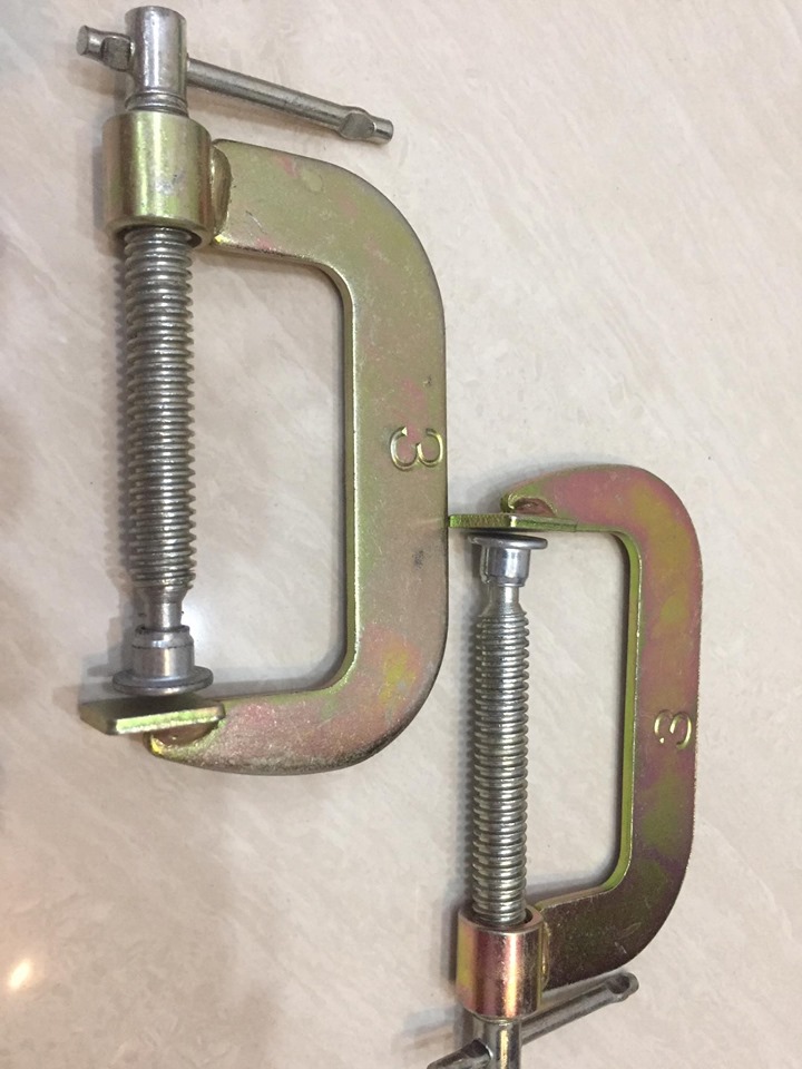 Bộ 2 chiếc  Cảo chữ c 3 icnh kẹp max 85mm