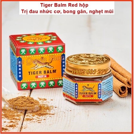 Dầu Cù Là Con Hổ Đỏ Tiger Balm Thái Lan 19,4gr