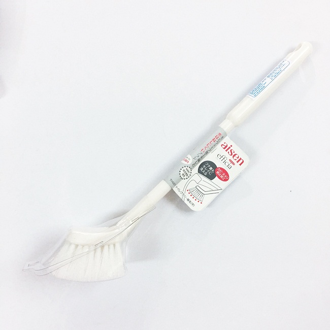 Bàn chải nhà tắm Aisen Nhật Bản TH001 bằng sợi polypropylen, cán nhựa cao cấp bền bỉ