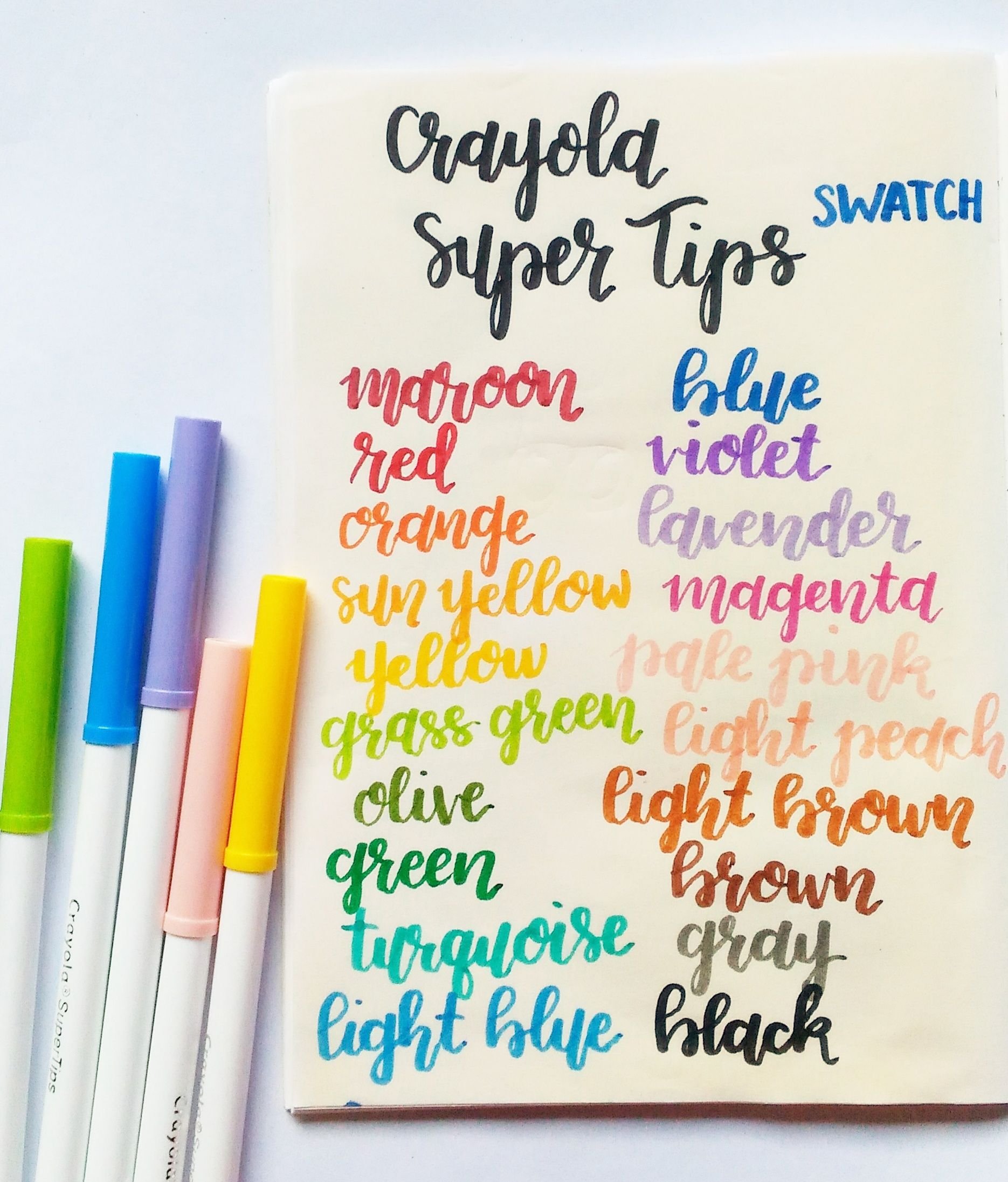Bút marker Crayola Super tips ( bút lẻ)
