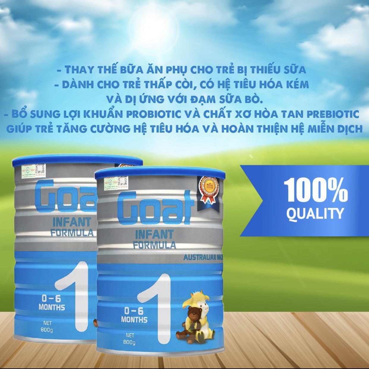 Sữa Hoàng Gia Úc Goat Infant Formula 1