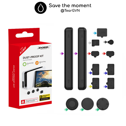 Bộ chắn bụi toàn diện DOBE cho Nintendo Switch Oled / Switch v1,2
