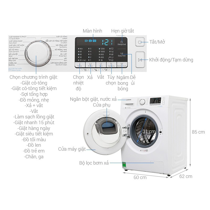 [TRẢ GÓP 0%] Máy sấy ngưng tụ Candy 10 kg CSO C10TE-S (Giá áp dụng giao tại HN, HCM& các tỉnh liên hệ shop)