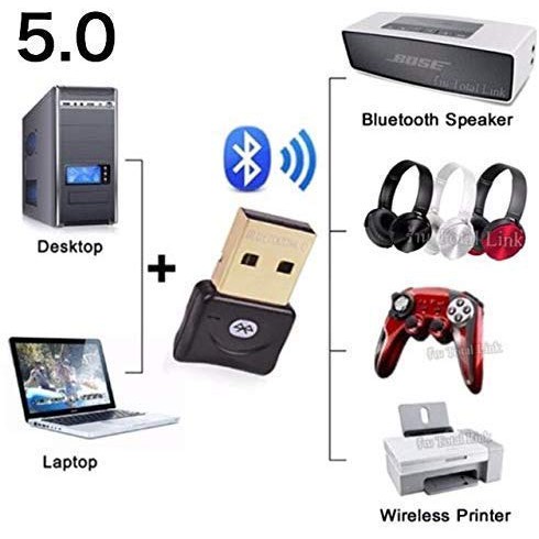USB nhận Bluetooth 5.0 cho máy tính hãng Dongle